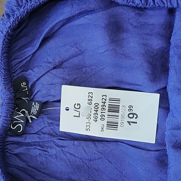 Blue Romper with Pockets - Picture 2 of 3